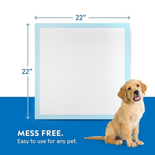 Puppy Pads Pet Pee Pads for Dogs & Puppy Training [300-COUNT] Potty Pads for Dogs 22" x 22" Leak-Proof Dog Pee Pads - Quick-Dry Surface - Heavy Duty Absorbent Disposable Dog Wee Pad Bulk Pack