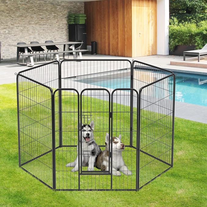 FDW Dog Playpen Kennel, 40in 6 Panels