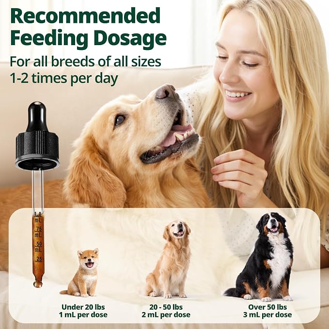 Liquid Collagen for Dogs, Skin & Coat & Joint Support, 2 fl oz
