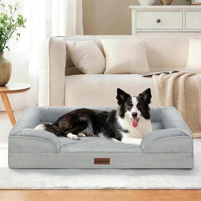 Orthopedic Memory Foam Dog Bed for Extra Large Dogs - XL 44x32in