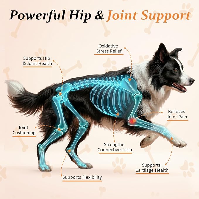 Joint Supplement for Dogs, Supports Dog Joint Pain Relief and Mobility