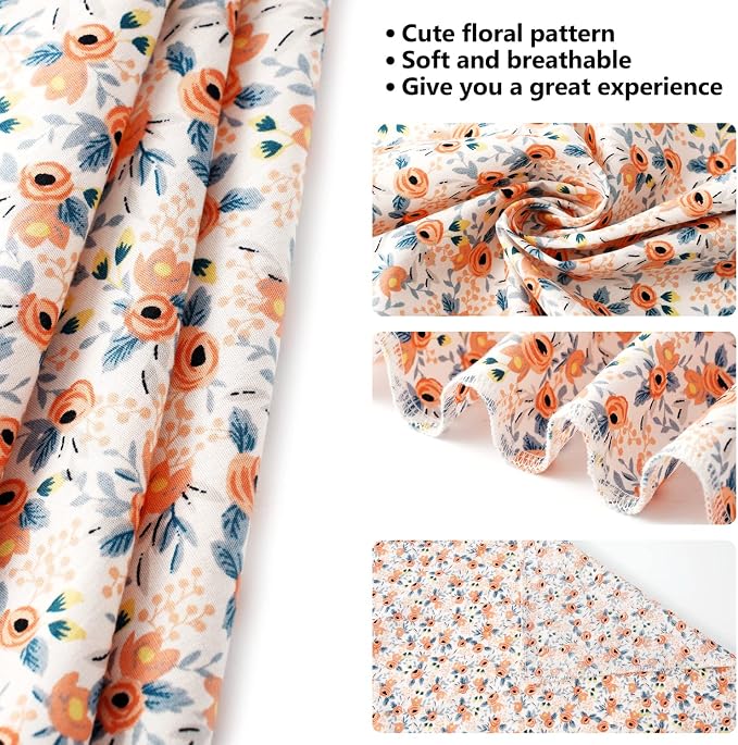 E-Clover Dog Bandanas Girl Matching Dog Bandana and Scrunchie Medium Large, Large-set of 1, Medium