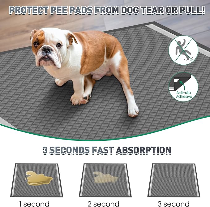 36"x36" Activated Charcoal Pee Pads for Dogs , 32 Count, Extra Large, Super Absorbent, Leakproof and Odor Resistant, Disposable Puppy Pads, Pet Training Pads, Potty Pads