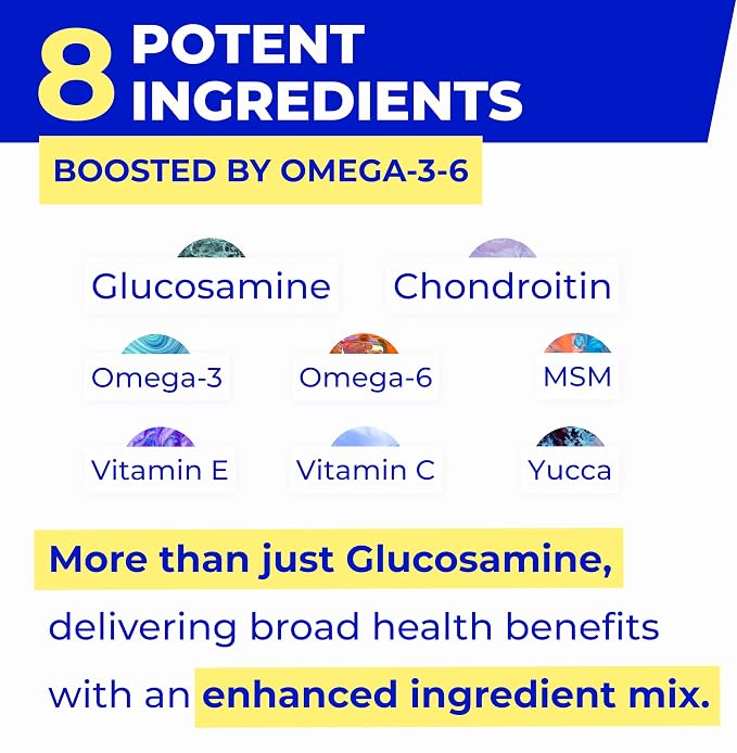 Pawfect Mobility - Glucosamine Treats for Dogs - Hip & Joint Health Supplement Chews w/Omega-3, Chondroitin, MSM - Made in USA - Joint Pain Relief - Hip & Joint Care - 240ct (Pack of 2)