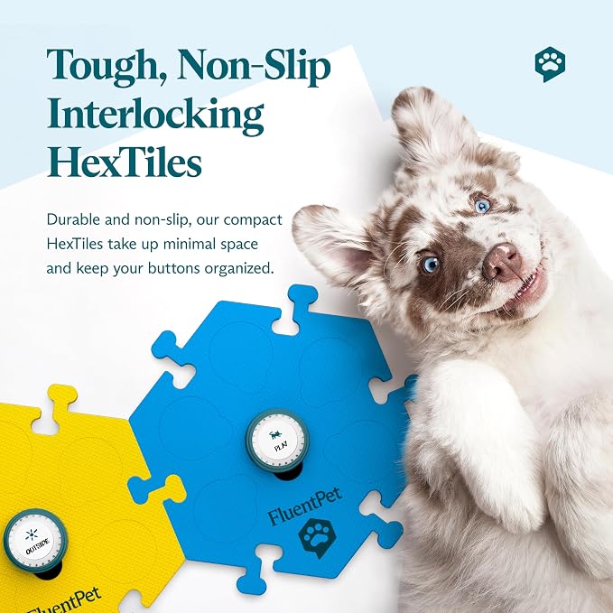 Tester Kit: 2 Dog Talking Buttons & HexTiles