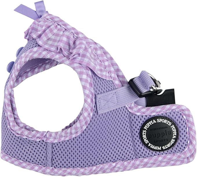 Puppia Vivien Dog Vest Harness B (Step-in) Fashionable Mesh Spring Summer Harness for Small Dogs, Violet, Small