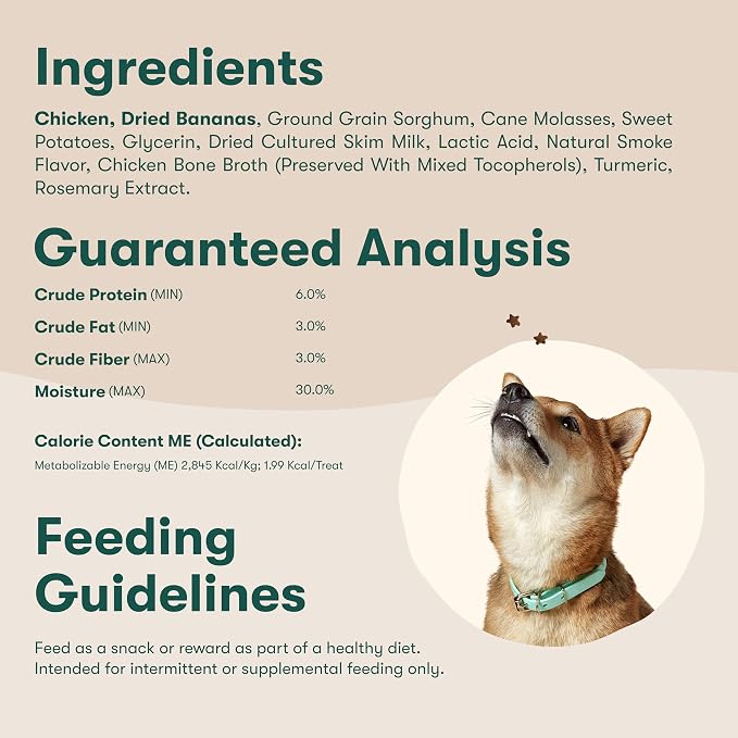 Jinx Chicken Dog Training Treats – Healthy All-Natural Mini Bite-Sized Dog Treats for Training with Cage-Free Chicken - Pet Products for All Dogs (Puppies, Adults & Seniors) - 4oz