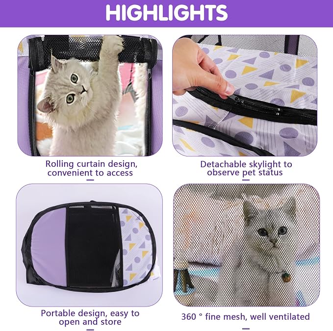 Lucky Monet Portable Pop-Up Dog & Cat Playpen