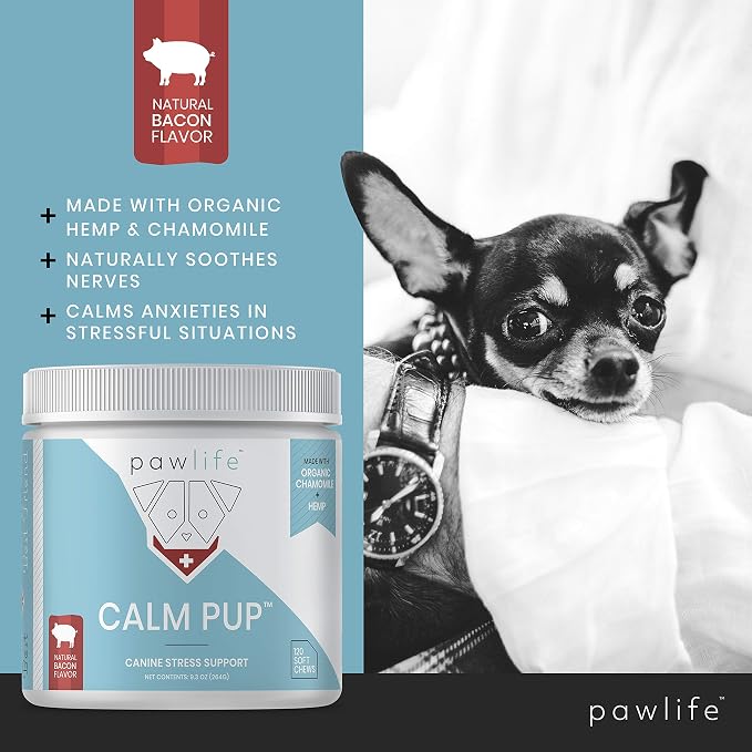 Advanced Formula Calm Pup Bacon Hemp Dog Chew Treats