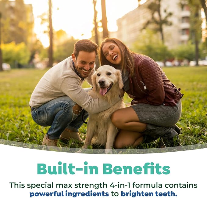 TropiClean Fresh Breath Max Strenth Dog Teeth Cleaning Water Additive, 16oz