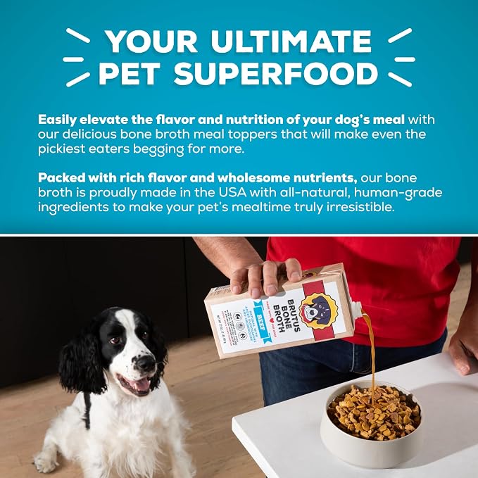 Brutus Bone Broth for Dogs - Beef & Pork