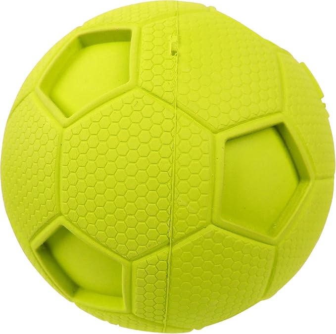 Nerf Dog 4in Soccer Squeak Ball Green, Dog Toy, Model Number: 2172