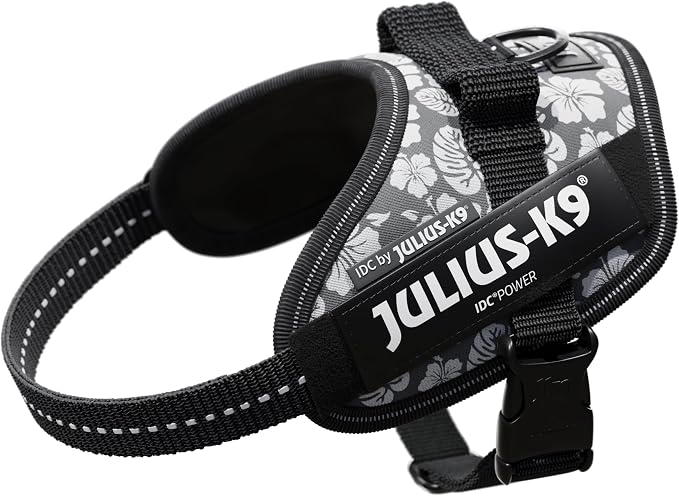 Julius-K9, IDC Powerharness, Dog Harness, Size: XS/Mini-Mini, Aloha Gray