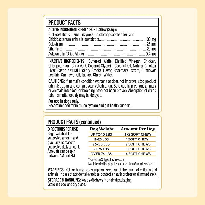 WellJoy Immune Dog Supplement + Vitamin E, Astaxanthin, GutBoost, 90ct
