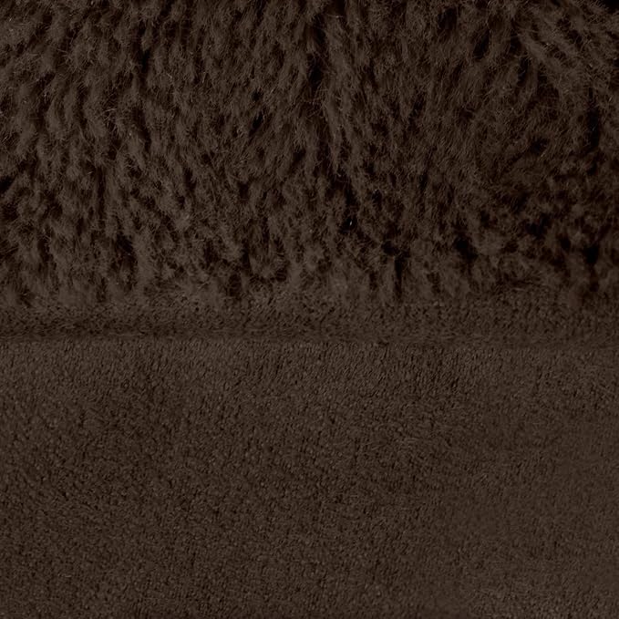Furhaven Orthopedic Plush &amp; Suede Sofa Dog Bed - Jumbo Plus/XXL (up to 125 lbs), Espresso
