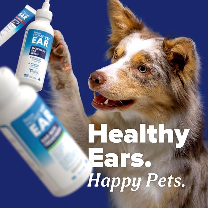 TropiClean HomeVet Enzymatic Dog Ear Cleaner, 2 oz
