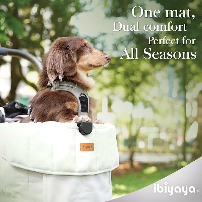 ibiyaya All-Season Pet Stroller Cushion - Thames Green (L)