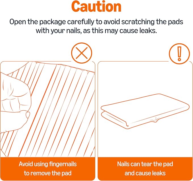 Amazon Basics Scented Dog and Puppy Pee Pads, 5-Layer Leak-Proof Super Absorbent, Quick-Dry Surface for Potty Training, Regular Size 22 x 22 inches, Blue & White, 30 Count