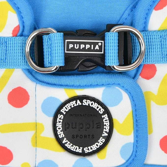 Puppia FETE Step-in Vest Dog Harness No Choke No Pull Walking Training for Small and Medium Dog - Blue - S