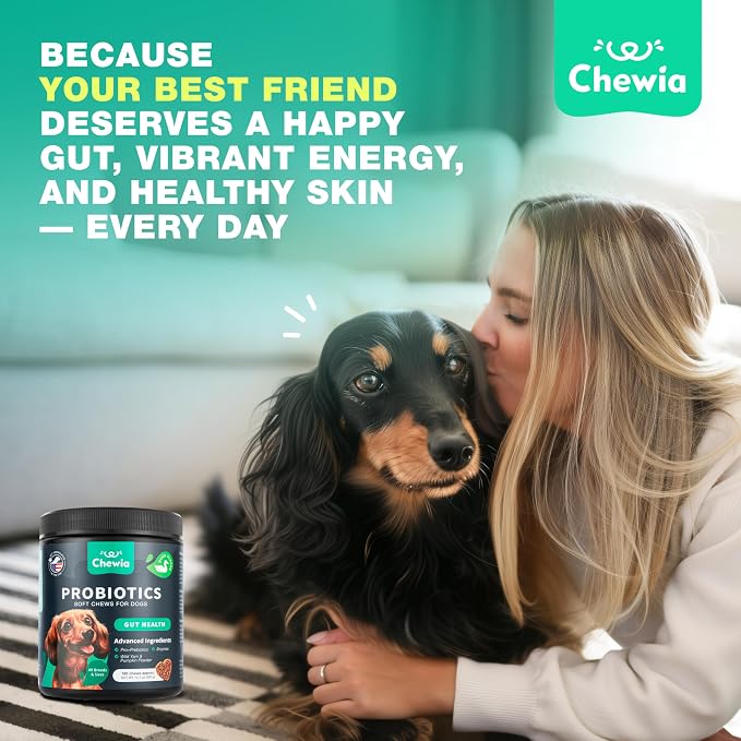 Probiotics for Dogs Gut & Digestive Health, Itchy Skin & Yeast Support