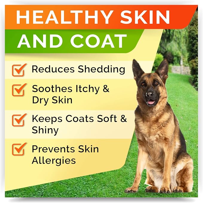 Omega 3 + Probiotics Dogs Bundle - Allergy & Itch + Improve Digestion & Immunity - Omega 3 & Pumpkin + Digestive Enzymes - Prebiotics - Itchy Skin + Itching & Licking Treats - 300 Chews - Made in USA