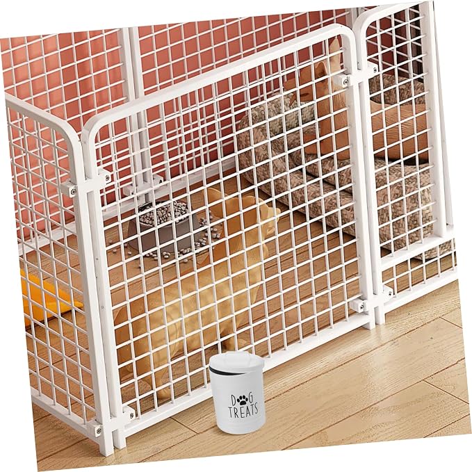 LABRIMP Food Storage Container with Lid Airtight Dog Treat Holder for Dry Food Space-saving Design for Kitchen Organization Lightweight and Easy to Clean for Treats and Puppy Essentials