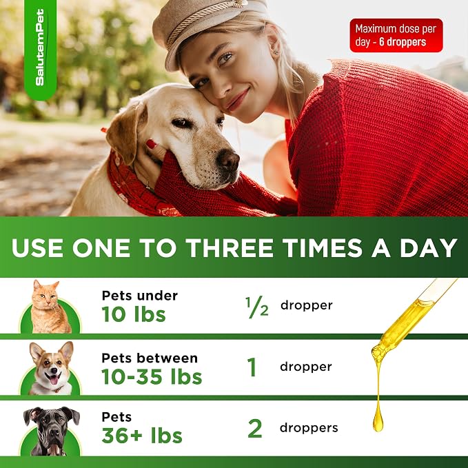 Сat Vitamins for Indoor Cats – Liquid 10-in-1 Multivitamin for Dogs – C, D3, B Group, for Skin, Coat, & Breathing – Natural Protection for Pets of All Ages – For Digestion & Bones – Beef Flavor – 2 Oz