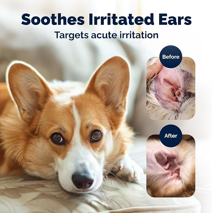 Vetnique Oticbliss Dog Ear Infection Treatment with MicroSilver BG