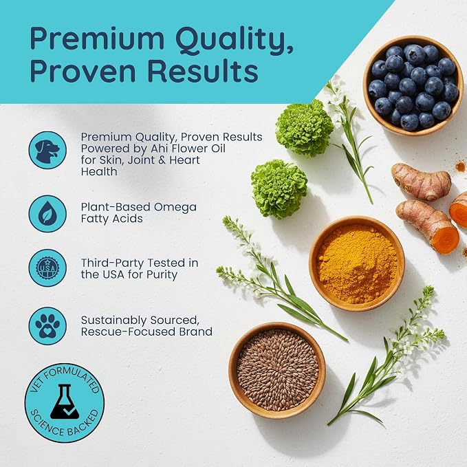 Foffy Daily Dog Multivitamin Soft Chews - Hip & Joint, Skin & Coat - 60 CT