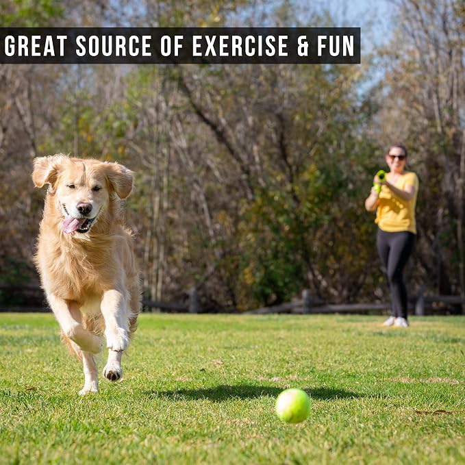Hyper Pet K9 Kannon Dog Ball Thrower Launcher for Dogs, All Breeds Up To 60 Pounds, With One Hyper Pet 2.5 Inch Tennis Ball, For All Breeds | K9 Kannon Launcher for Dogs of All Breeds up to 60 Pounds, Includes One Hyper Pet 2.5 In Tennis Ball