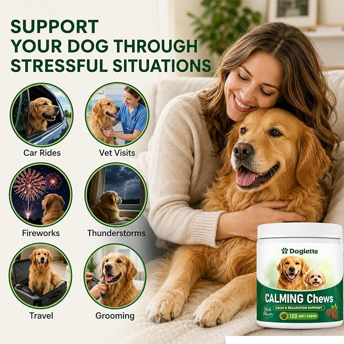 Calming Chews for Dogs-120 Count, 120-Pack, 120 Count