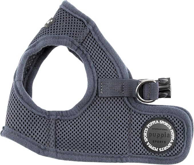 PUPPIA International Soft Vest Harness, Large, Grey