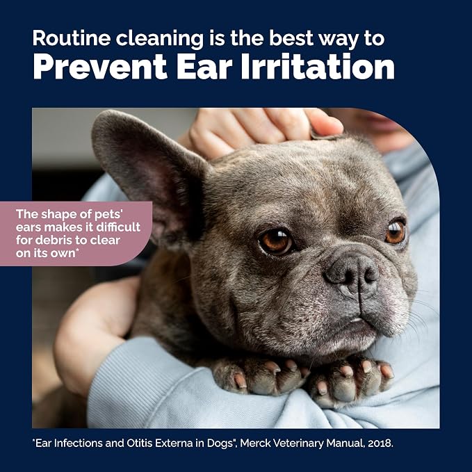 Vetnique Oticbliss Dog Ear Cleaner Flush with Soothing Aloe