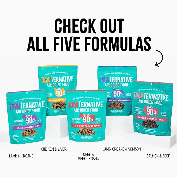 RawTernative Air-Dried Dog Food, Chicken & Liver Recipe, 5 oz
