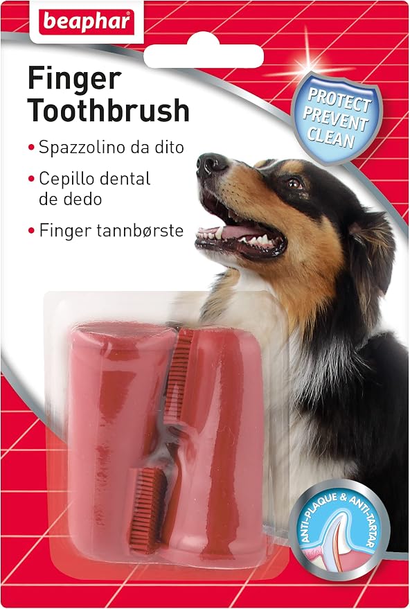 Beaphar BEA10448 Finger Toothbrush – Pack of 2