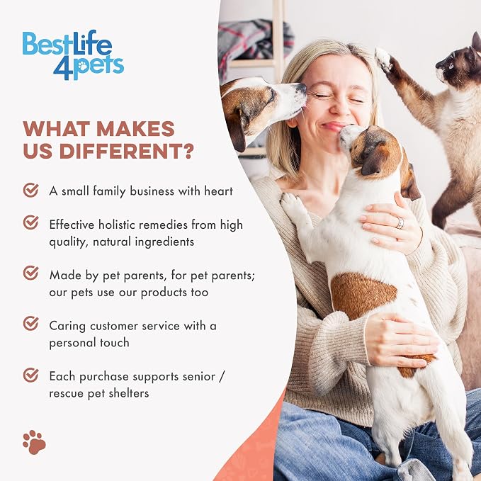 BestLife4Pets Dog Skin & Coat Soothing Formula - 800 Pills
