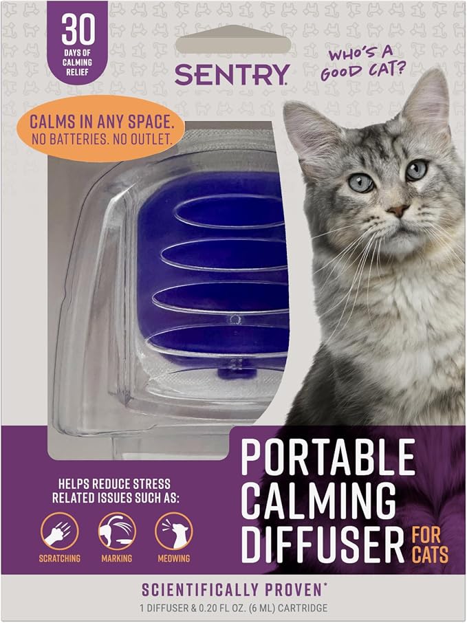 Sentry Portable Calming Pheromone Diffuser for Cats