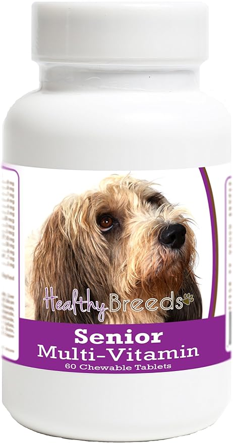Healthy Breeds Petits Bassets Griffons Vendeen Senior Dog Multivitamin Tablets 60 Count