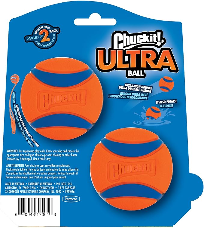 ChuckIt! Medium Ultra Ball, 8 Count
