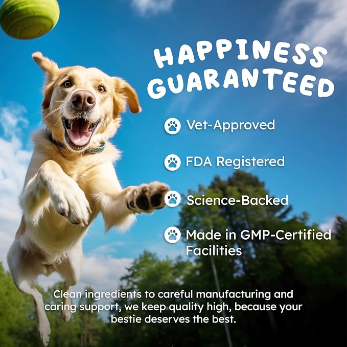 25-in-1 Dog Multivitamin Chews with Probiotic, Salmon Oil & Enzyme