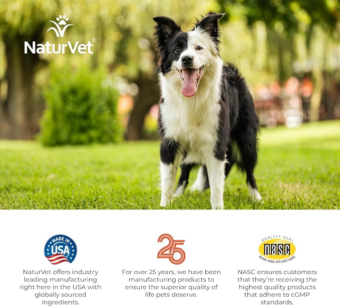 NaturVet Digestive Enzymes & Probiotic for Dogs & Cats - 60ct