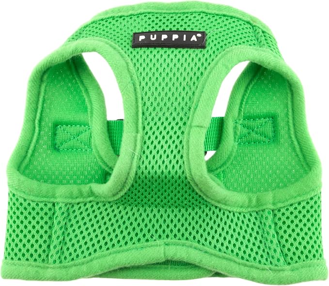 PUPPIA International Harness Soft B Vest, X-Small, Green