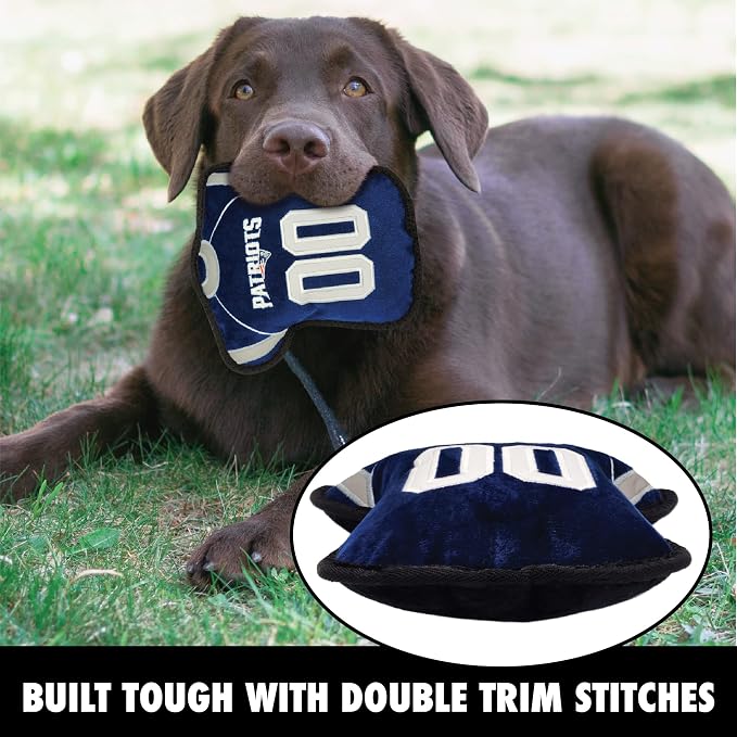Pets First NFL Tough but Smooth Jersey Dog Toy