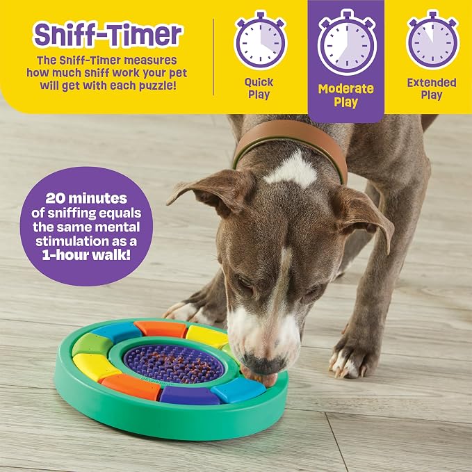 Brightkins Color Wheel Treat Puzzle and Lick Mat