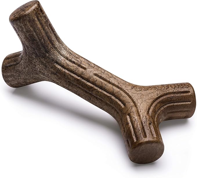 Benebone Maplestick and Fishbone Durable Dog Chew Toys for Aggressive Chewers, Made in USA