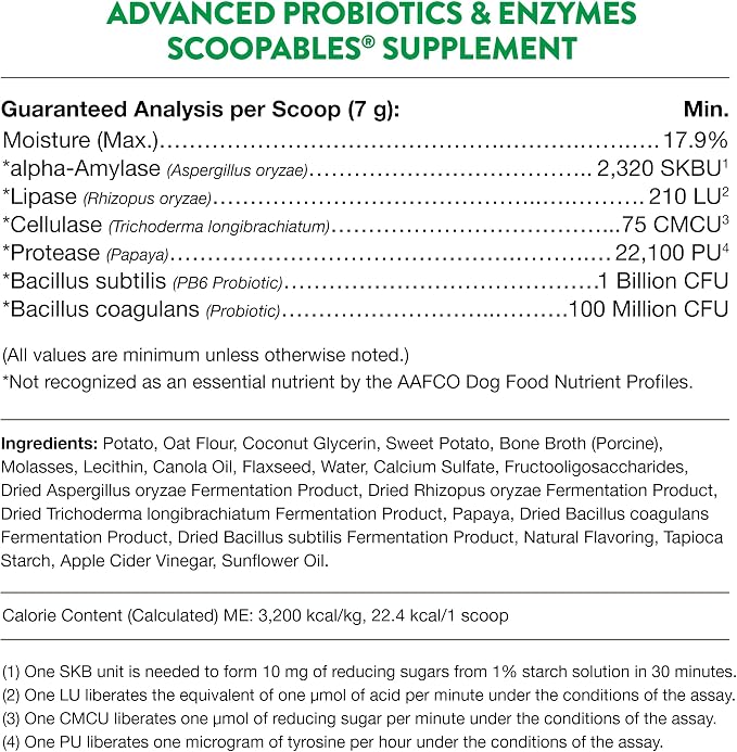 NaturVet Advanced Probiotics Food Topper for Dogs - Bacon, 11oz