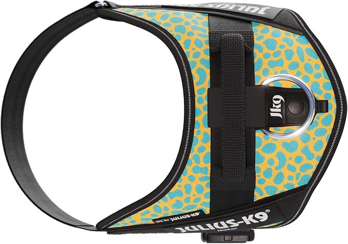 Julius-K9, 24IDCK9-LPRD-M, IDC Powerharness, Dog Harness, Size: Medium Leopard (M)
