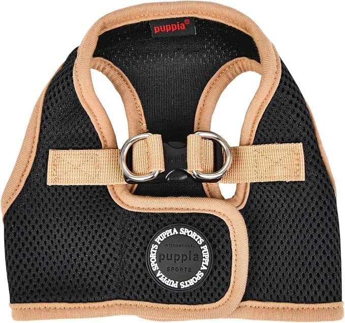 Puppia Soft Vest Harness B II - Black - XXL