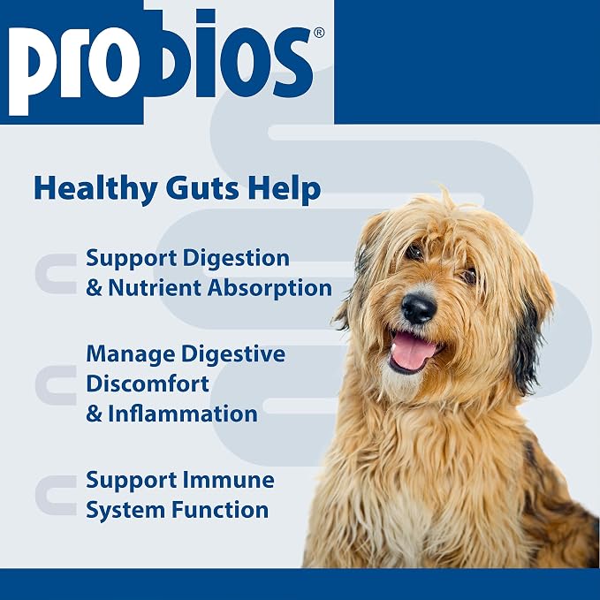 Probios Dog Probiotic Chewable Tablets, Chicken Liver, 45 Count, 2-Pack
