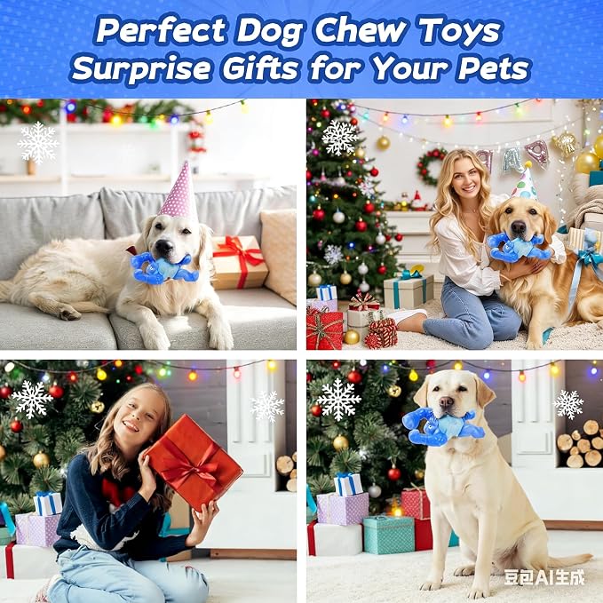 Furdog Dog Toys for Aggressive Chewers Indestructible Dog Toy for Large Dogs Tough Dog Toys to Keep Them Busy